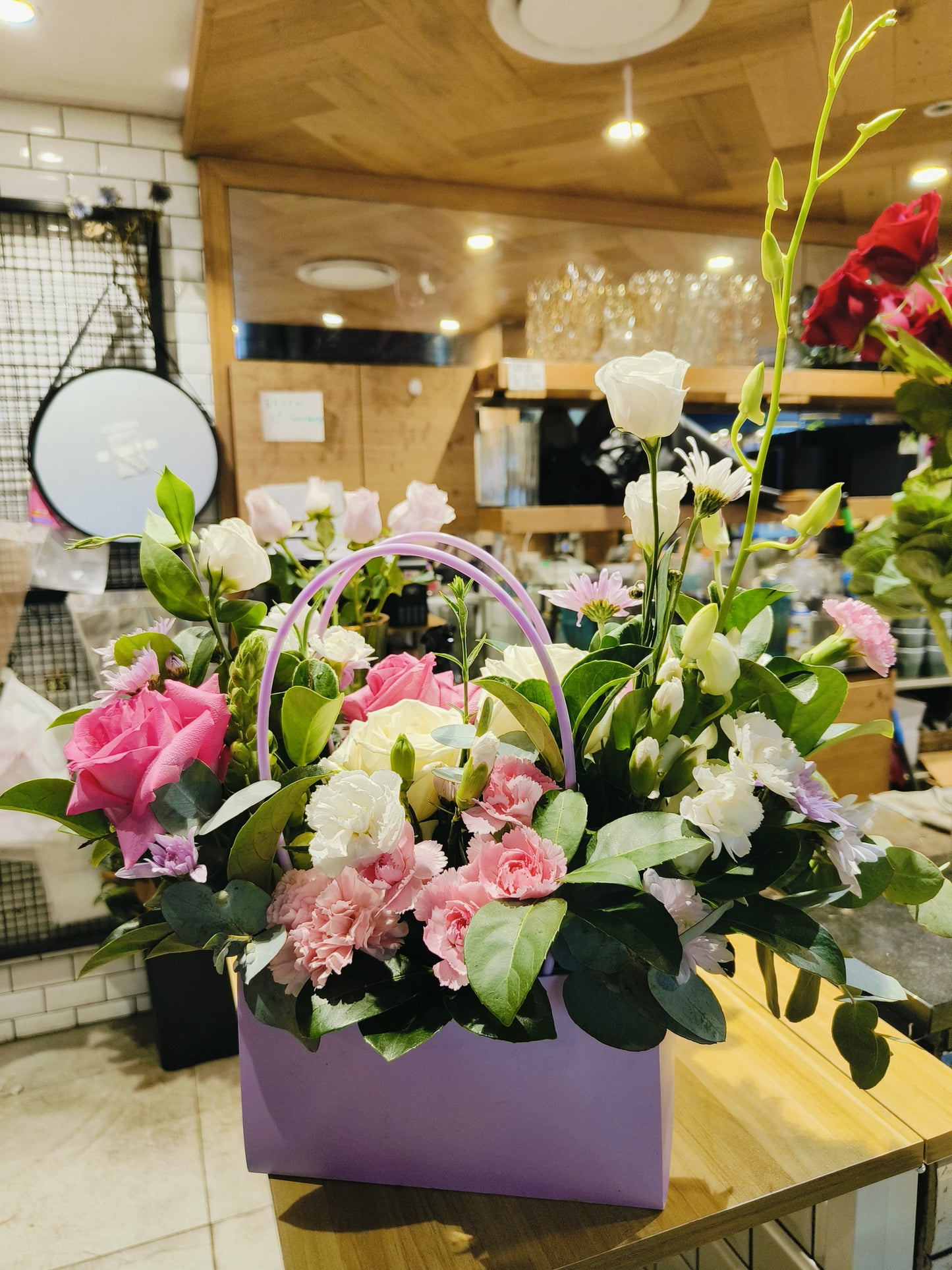 Rectangular flower box