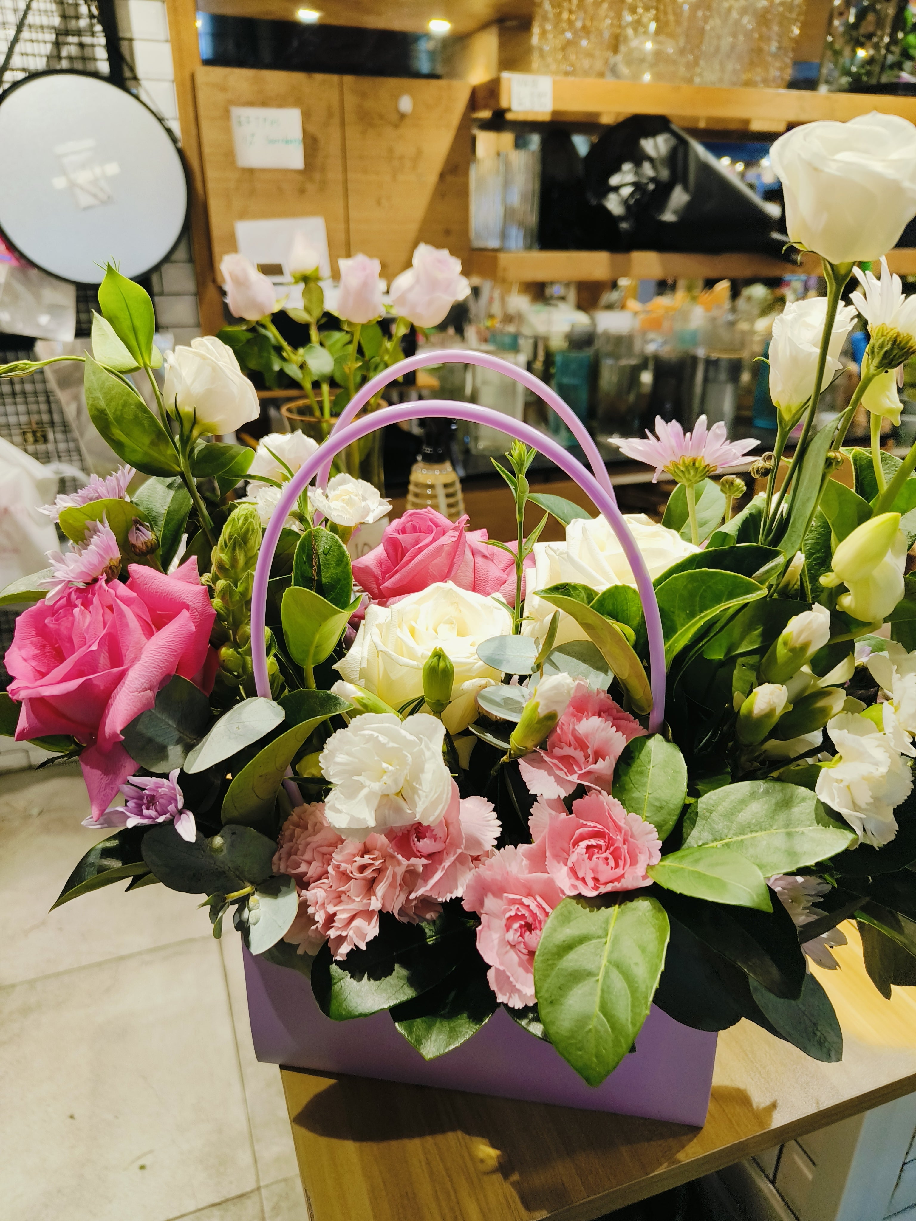 Rectangular flower box – Townhall florist